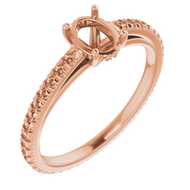 Accented Eternity-Style Engagement Ring