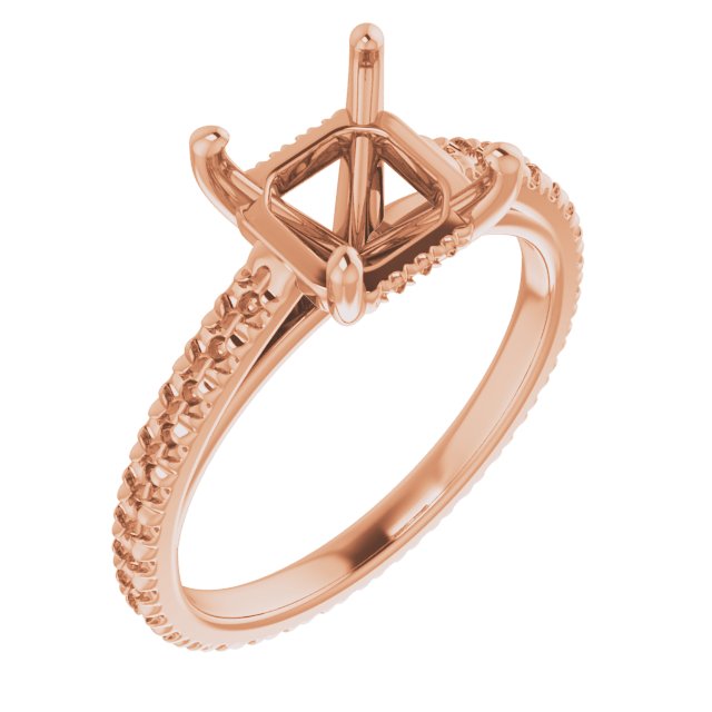 Accented Eternity-Style Engagement Ring