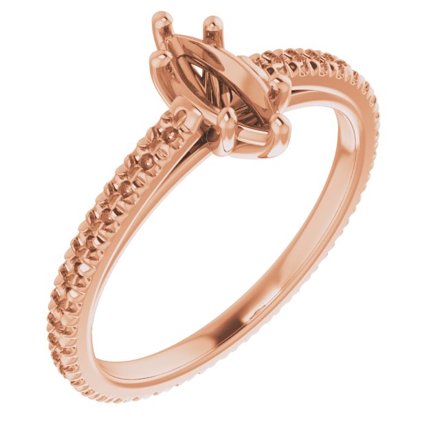 Accented Eternity-Style Engagement Ring