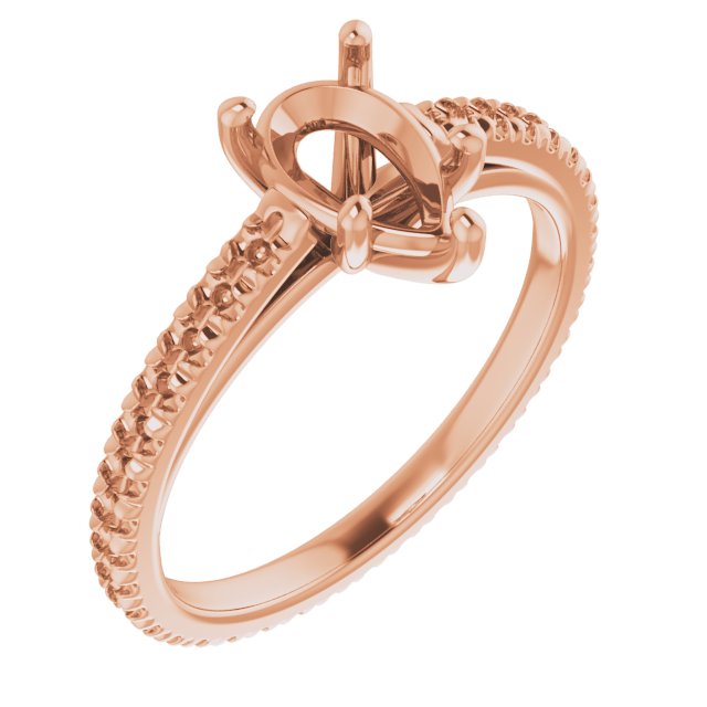 Accented Eternity-Style Engagement Ring