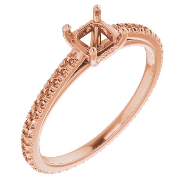 Accented Eternity-Style Engagement Ring
