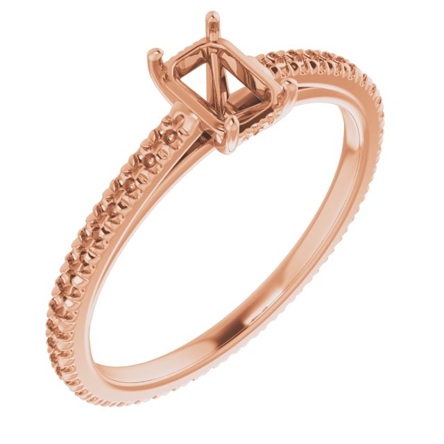 Accented Eternity-Style Engagement Ring
