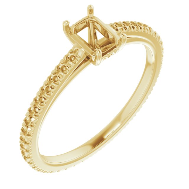 Accented Eternity-Style Engagement Ring