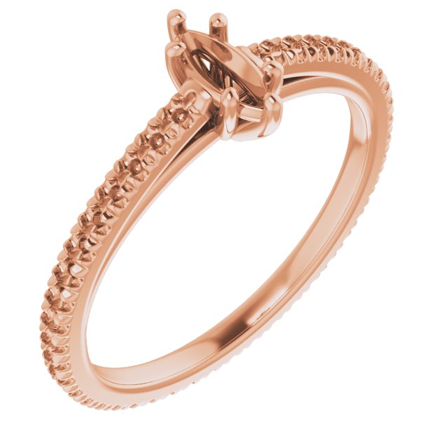 Accented Eternity-Style Engagement Ring