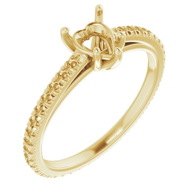 Accented Eternity-Style Engagement Ring
