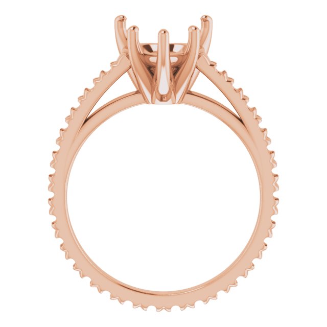 Accented Eternity-Style Engagement Ring