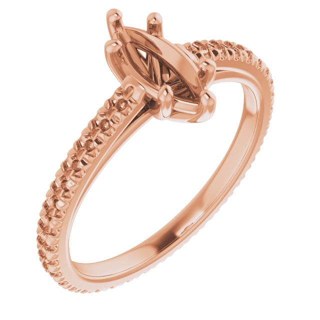 Accented Eternity-Style Engagement Ring