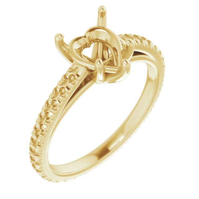 Accented Eternity-Style Engagement Ring