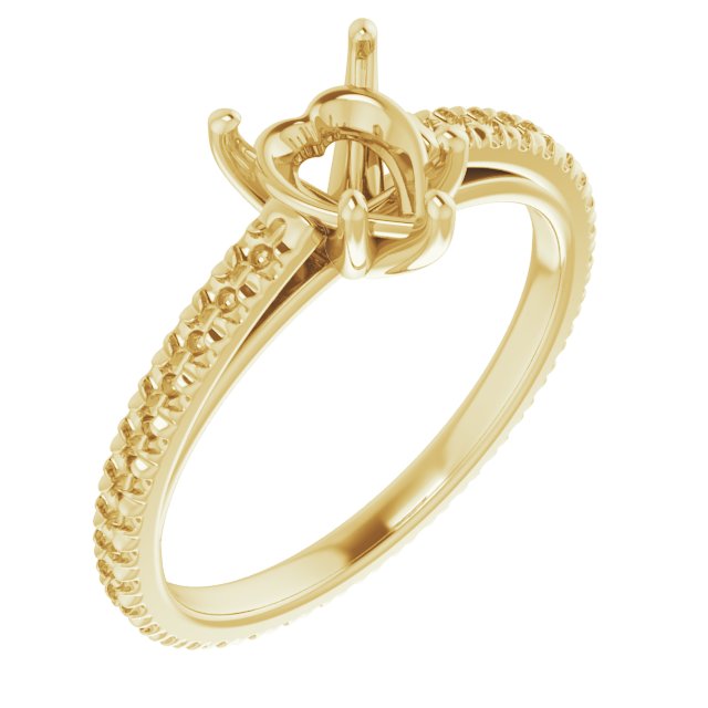 Accented Eternity-Style Engagement Ring