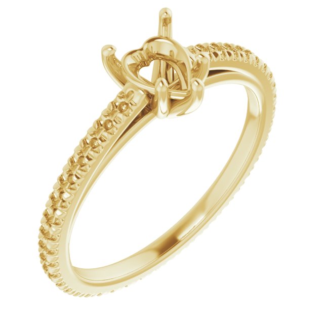 Accented Eternity-Style Engagement Ring