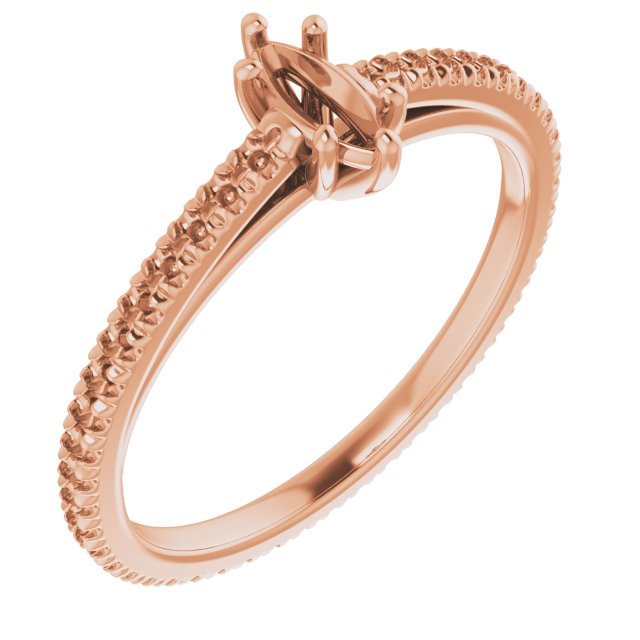 Accented Eternity-Style Engagement Ring