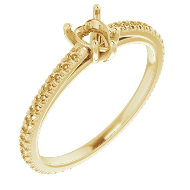 Accented Eternity-Style Engagement Ring