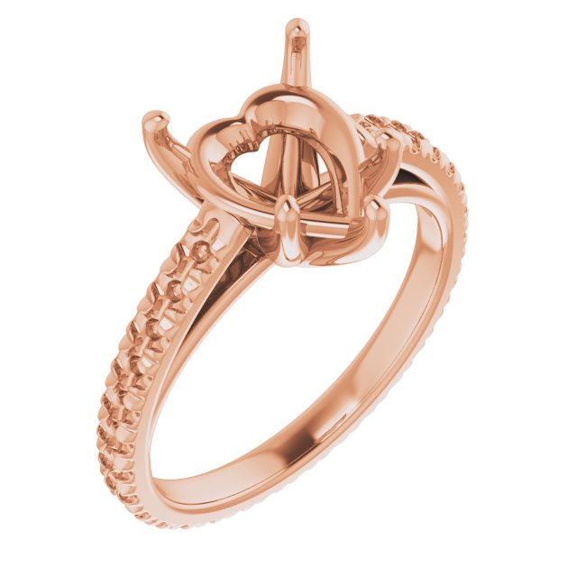 Accented Eternity-Style Engagement Ring