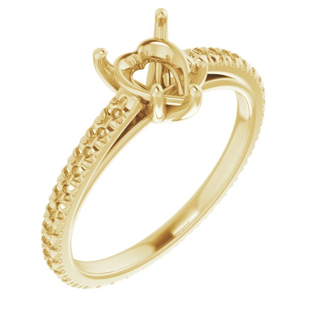 Accented Eternity-Style Engagement Ring