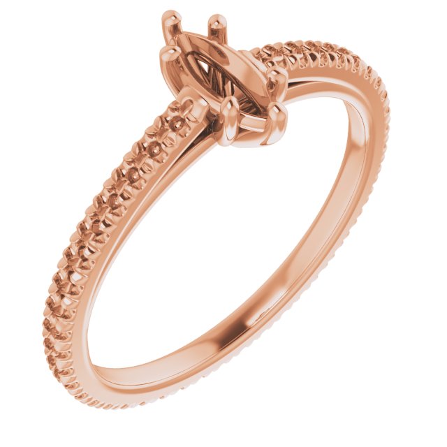 Accented Eternity-Style Engagement Ring