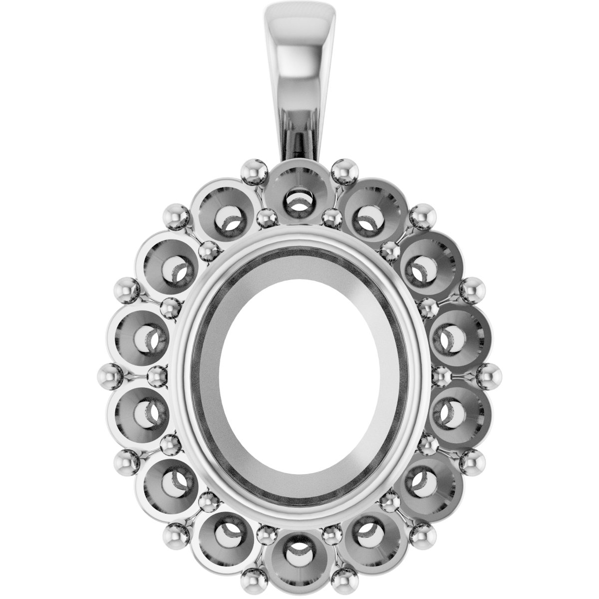 Halo-Style Pendant