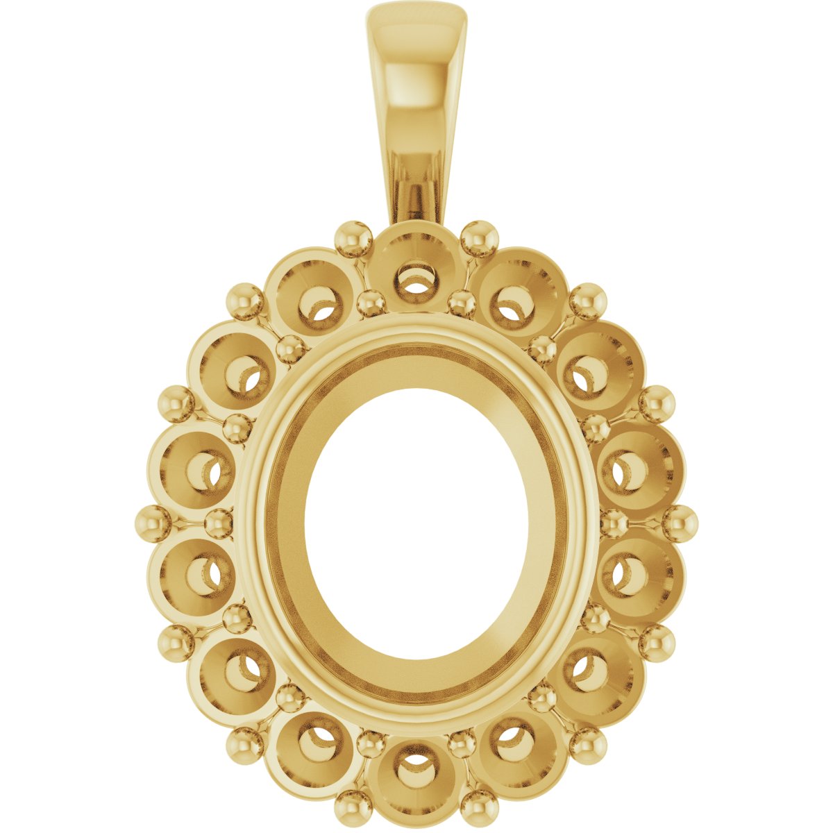 Halo-Style Pendant