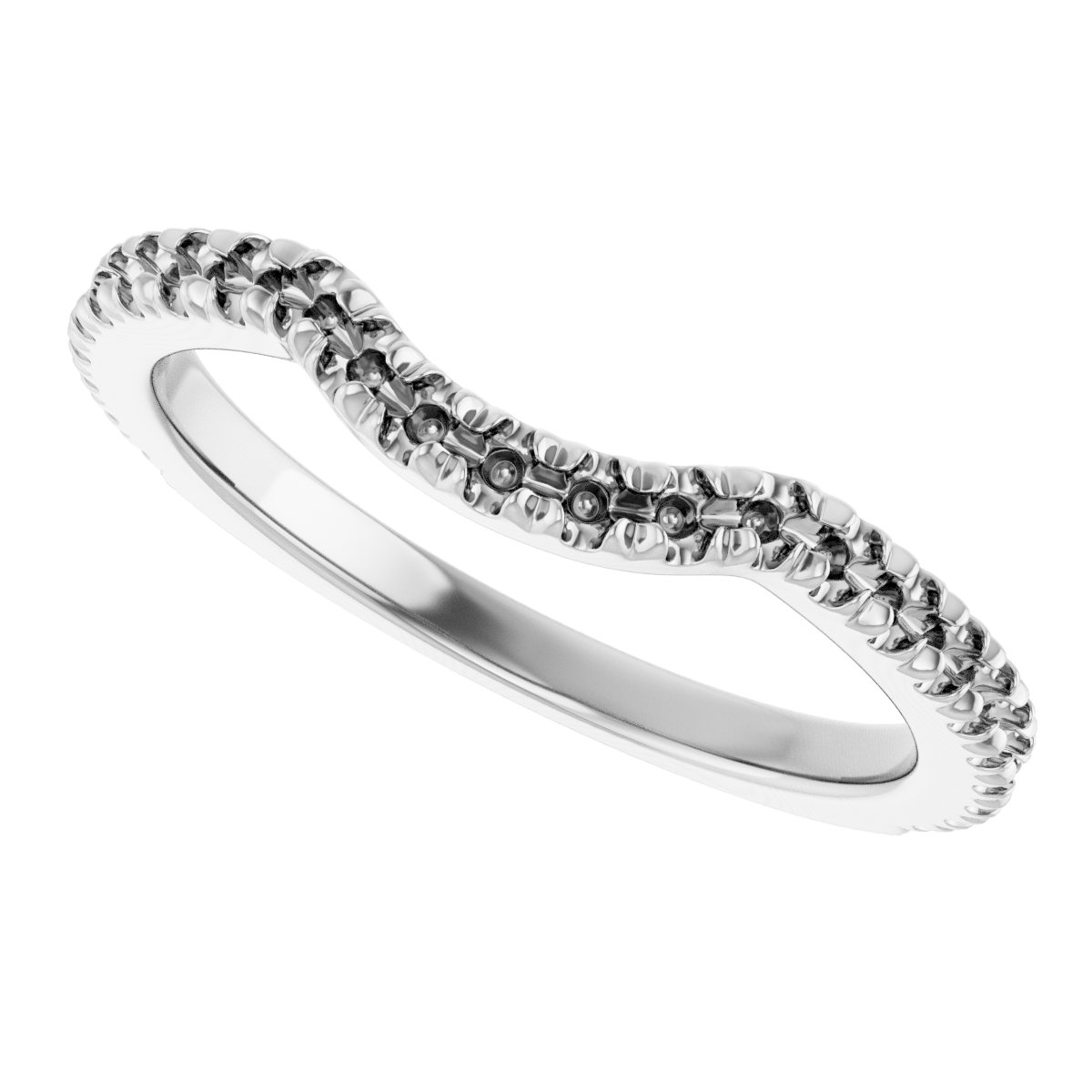 Band Mounting for 10x10 mm Heart Ring view 5