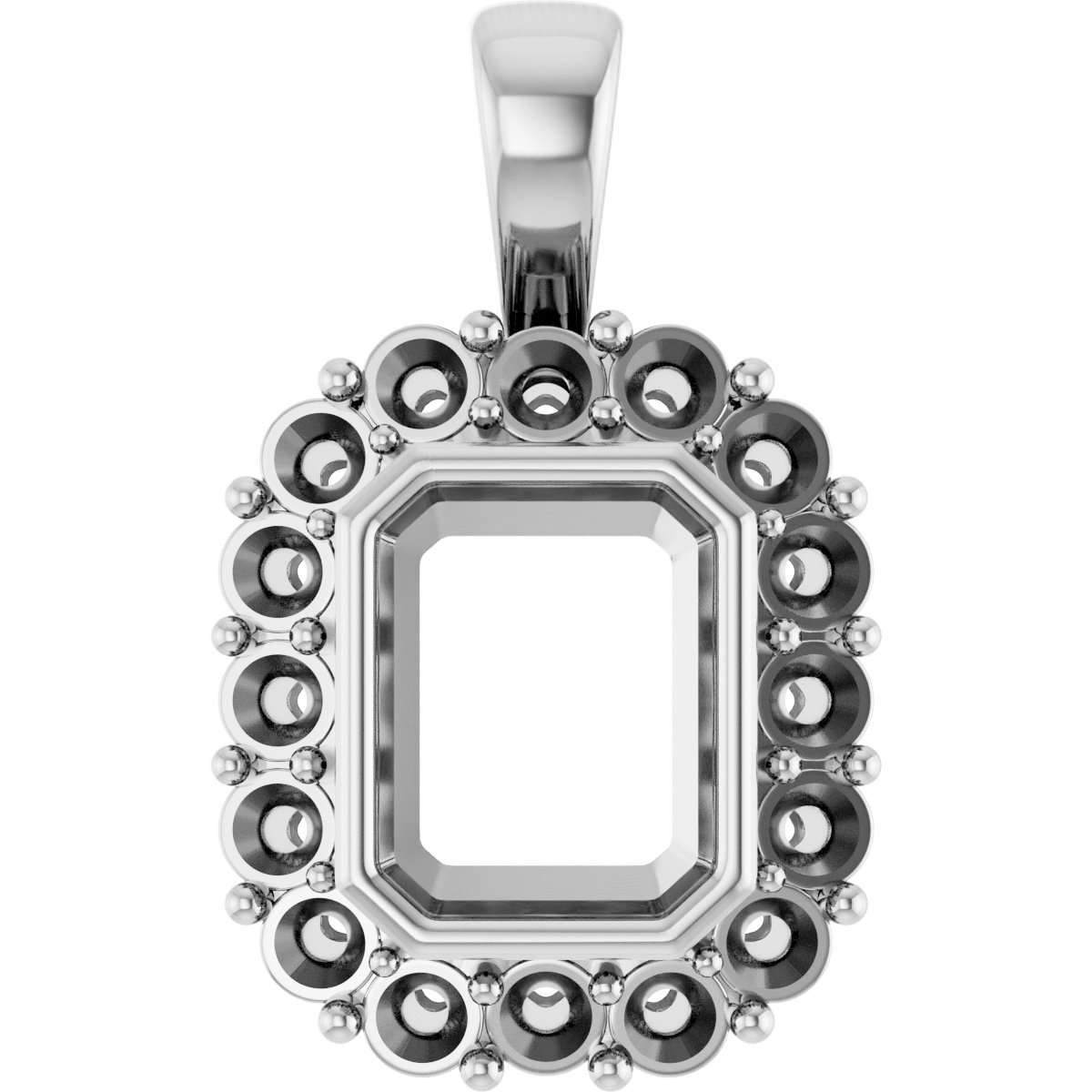 Halo-Style Pendant