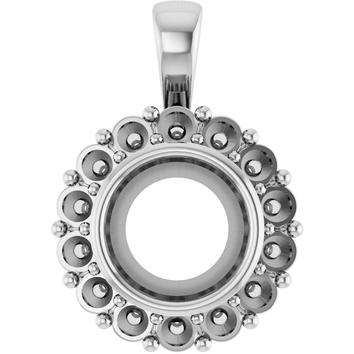 Halo-Style Pendant
