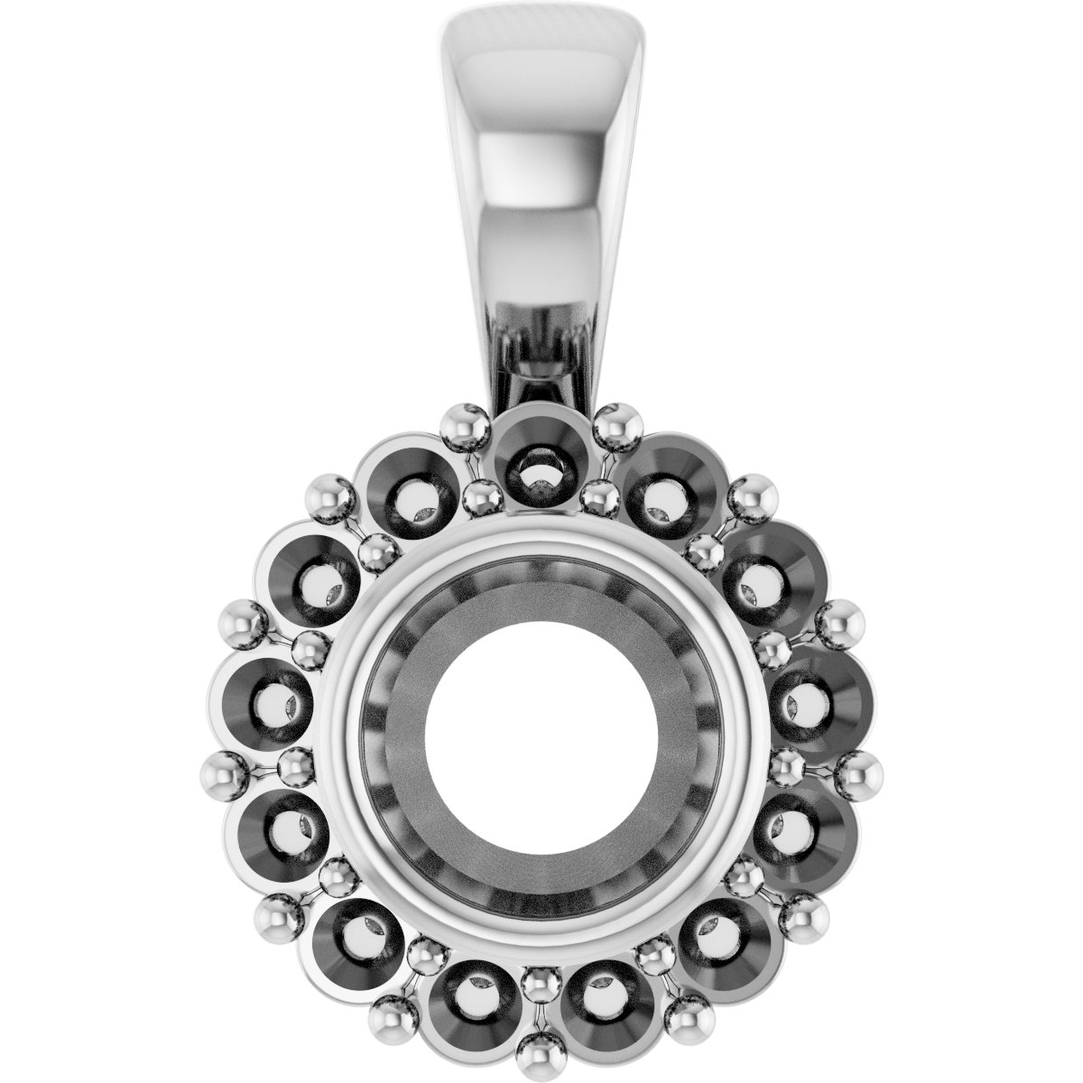 Halo-Style Pendant