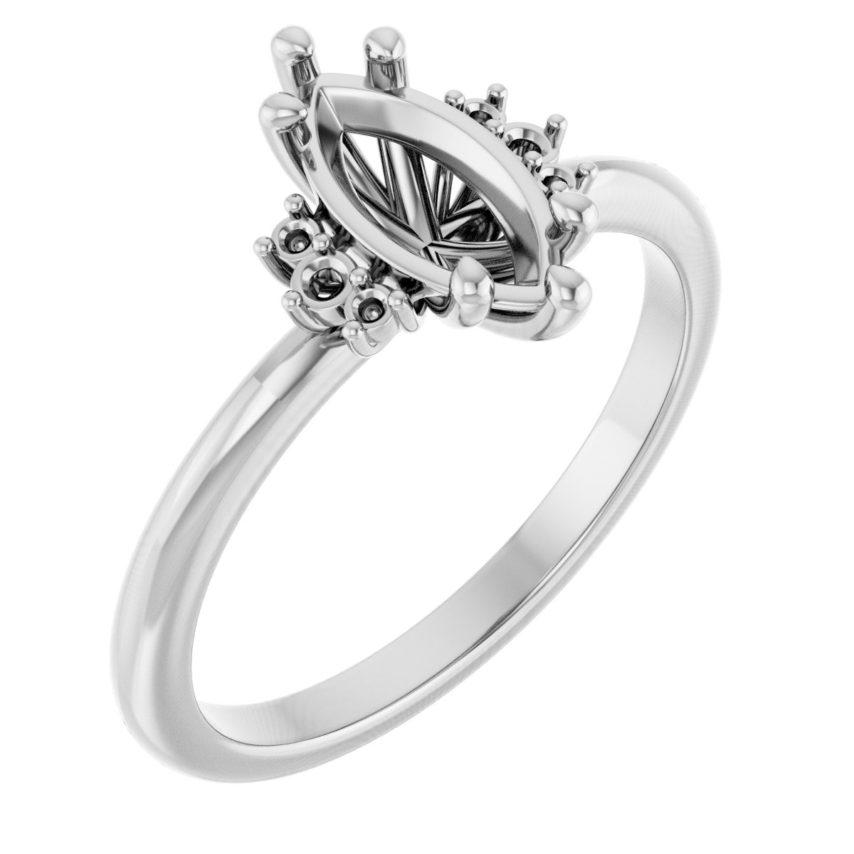 Accented Engagement Ring