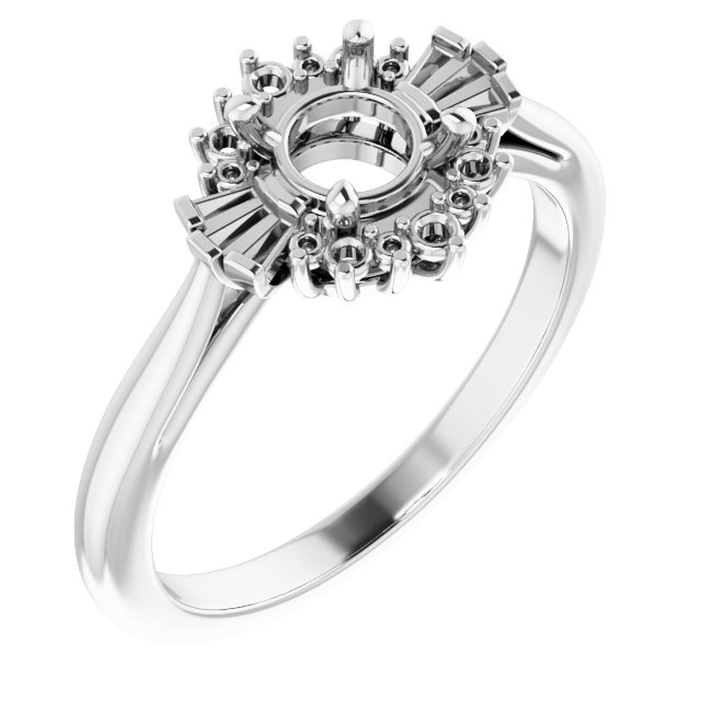 Halo-Style Engagement Ring or Band