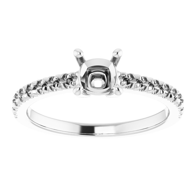 12x8 mm Pear Ring Mounting view 3