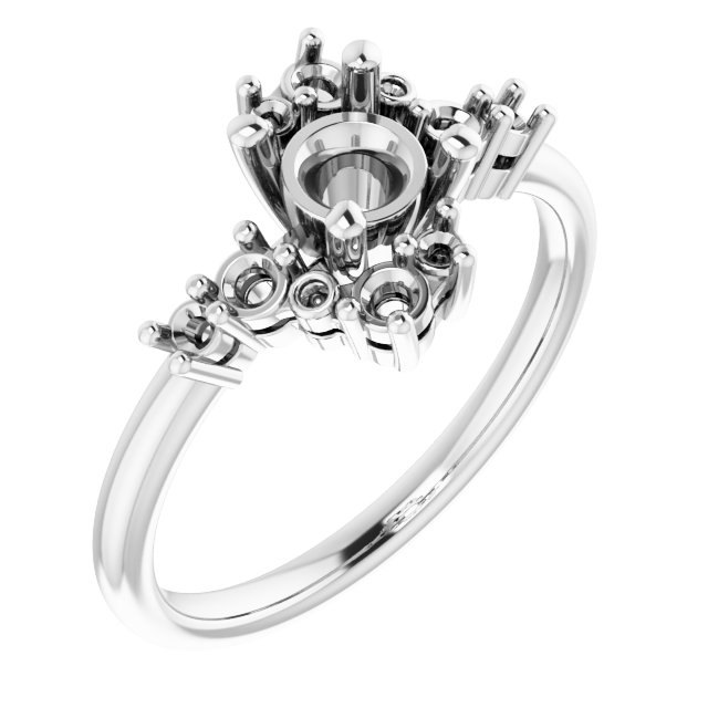 Accented Engagement Ring or Band