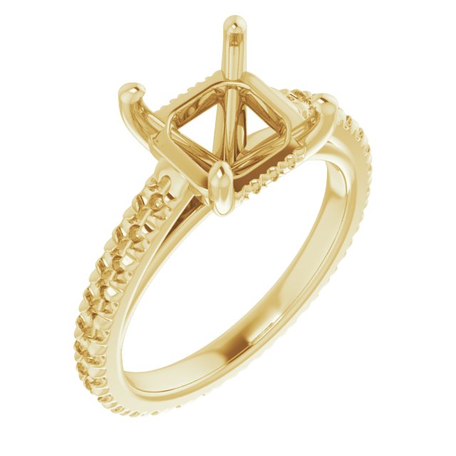 Accented Eternity-Style Engagement Ring