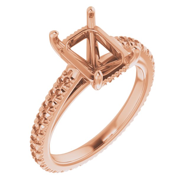Accented Eternity-Style Engagement Ring