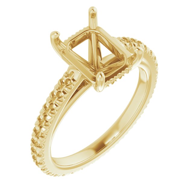 Accented Eternity-Style Engagement Ring