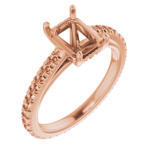 Accented Eternity-Style Engagement Ring