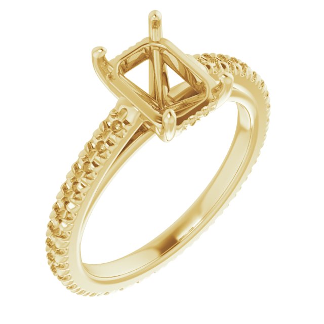 Accented Eternity-Style Engagement Ring