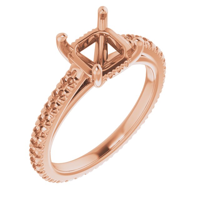 Accented Eternity-Style Engagement Ring