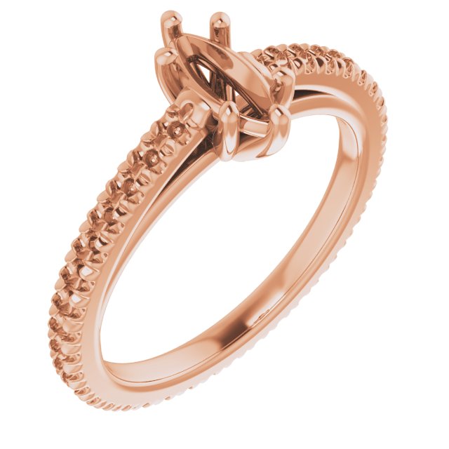 Accented Eternity-Style Engagement Ring