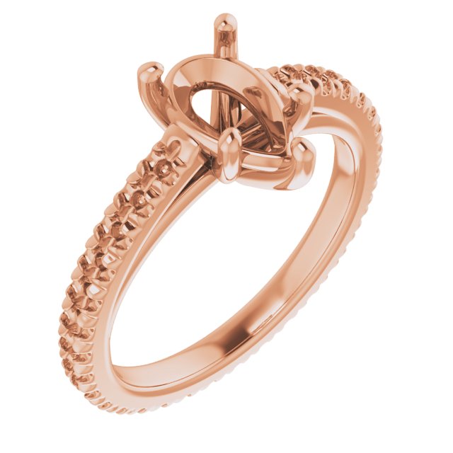 Accented Eternity-Style Engagement Ring