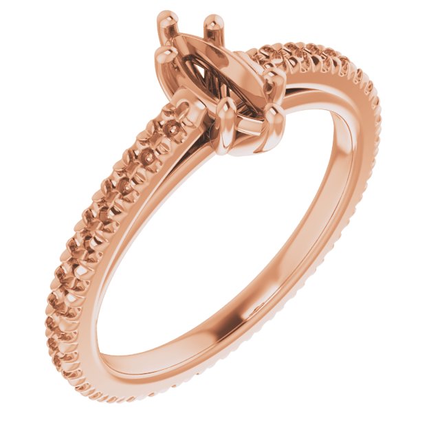 Accented Eternity-Style Engagement Ring