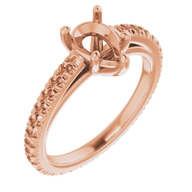 Accented Eternity-Style Engagement Ring