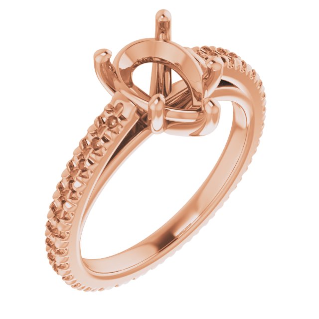 Accented Eternity-Style Engagement Ring