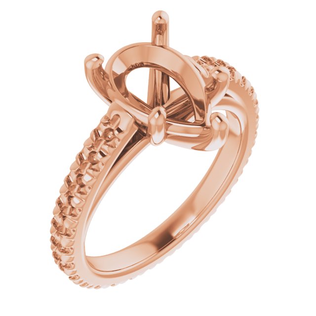 Accented Eternity-Style Engagement Ring