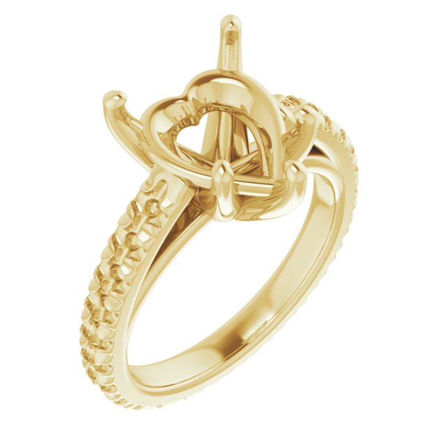 Accented Eternity-Style Engagement Ring