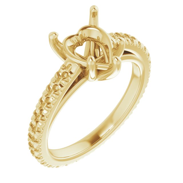 Accented Eternity-Style Engagement Ring
