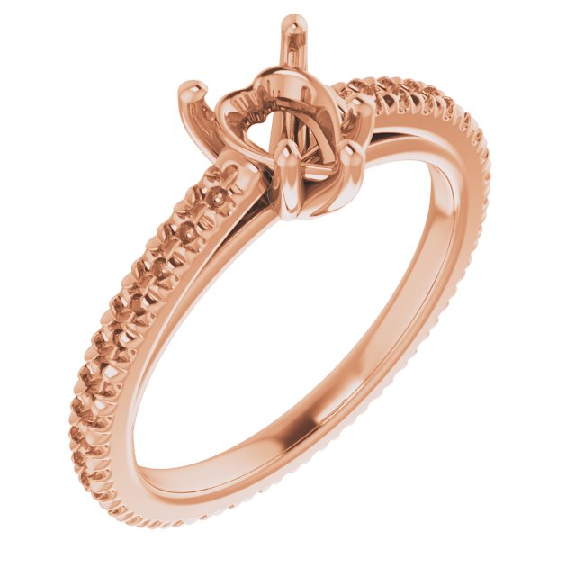 Accented Eternity-Style Engagement Ring