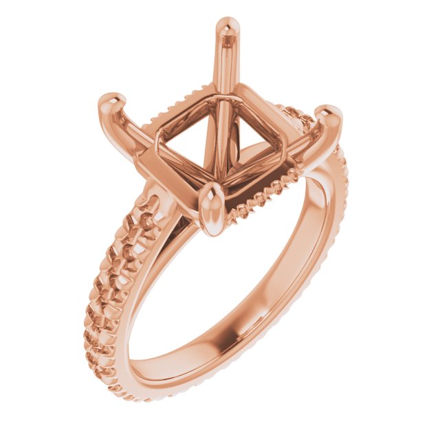 Accented Eternity-Style Engagement Ring