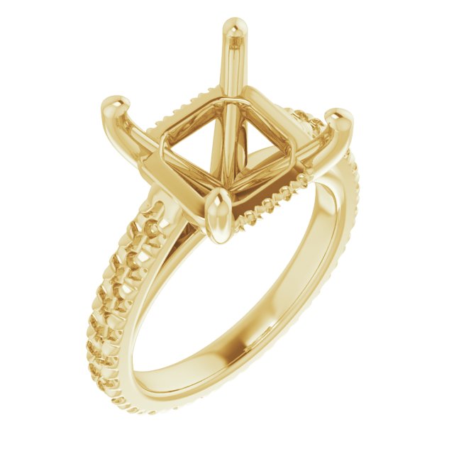 Accented Eternity-Style Engagement Ring