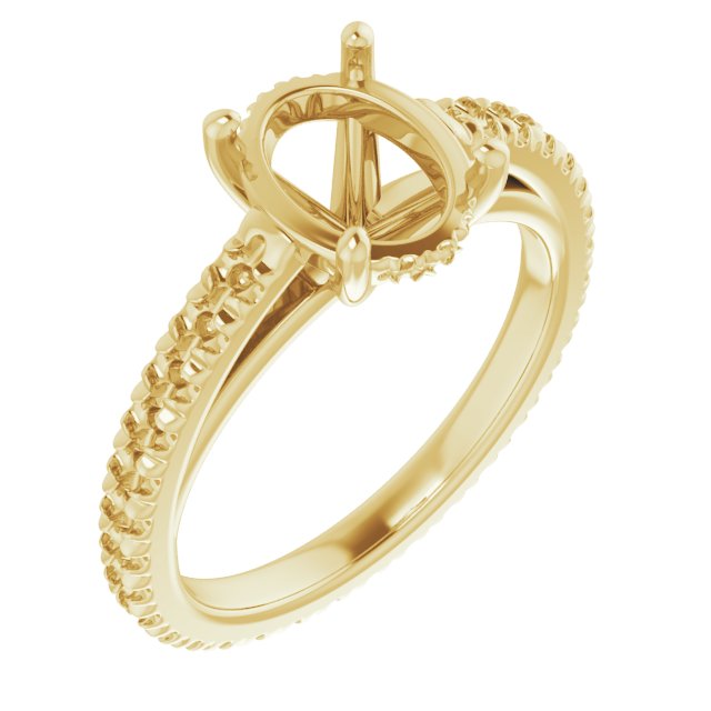 Accented Eternity-Style Engagement Ring