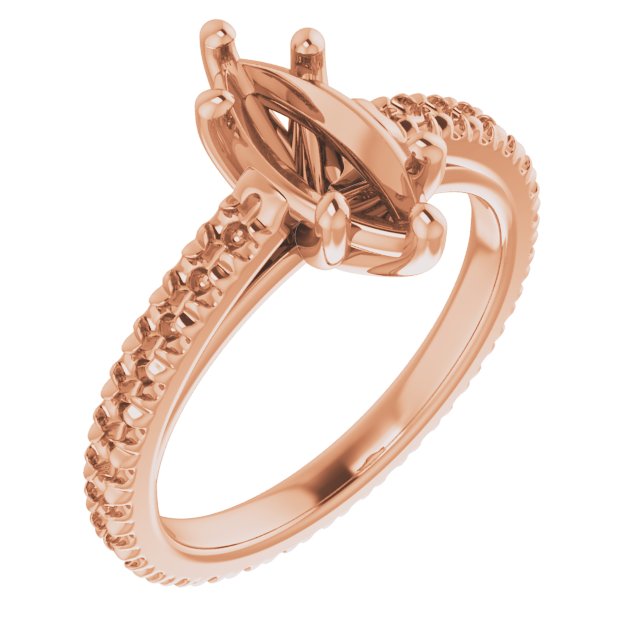 Accented Eternity-Style Engagement Ring