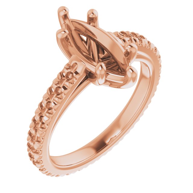 Accented Eternity-Style Engagement Ring
