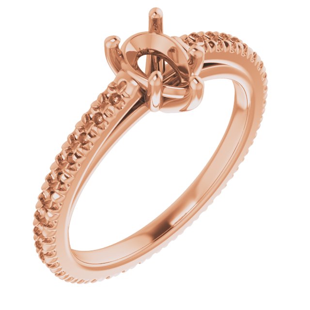 Accented Eternity-Style Engagement Ring
